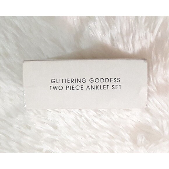 AVON "GLITTERING GODDESS TWO PIECE ANKLET SET" (RARE) ~ NEW!!! - Picture 3 of 5